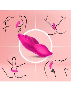 ARMONY - WHISPER DĖVĖJAMOS KELNAITĖS VIBRATORIUS SU NUOTOLINIO VALDYMO FUKSIJOS SPALVOS 2