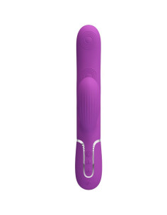 PRETTY LOVE - PERLITA 3 IN 1 MULTIFUNCTION RABBIT VIBRATOR PURPLE 2