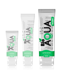 BIOAQUA - Lubrikantas, pagamintas iš natūralių ingredientų, vandens pagrindu, 200 ml 2