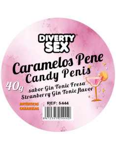 DIABLO PICANTE - 20 džino ir toniko skonio penio saldainių