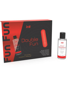 INTT RELEASES - DOUBLE FUN KIT WITH VIBRATING BULLET AND STRAWBERRY MASSAGE GEL 2