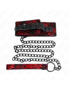 KINK - NĖRINIŲ KAKLO PAPUOŠALAS SU DIRŽU SU TIKROS ODOS DIRŽU 105 CM - 44 X 5,5 CM 2