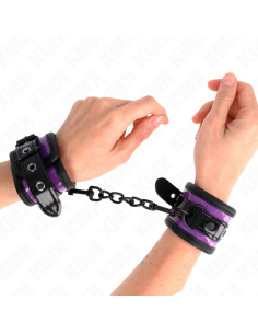 KINK - NEOPRENE WRIST RESTRAINTS LIGHT PURPLE AJUSTABLE 21-28 CM X 5 CM