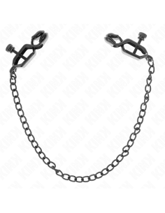 KINK - FLAT CHAIN NIPPLE CLAMPS BLACK 30 CM 2