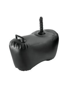 FETISH FANTASY SERIES - BODY DOCK INFLATABLE LOVE SEAT WITH DILDO 69.2 CM BLACK