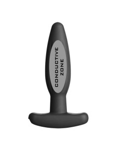 ELECTRASTIM - SILICONE BLACK ROCKER BUTT PLUG SMALL 2