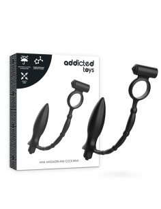 ADDICTED TOYS - ANALINIS KAIŠTIS SU VIBRUOJAMU ŽIEDU 2