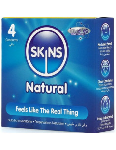 SKINS - NATŪRALŪS PREMIUM PREZERVATYVAI, 4 PAKUOTĖS 2