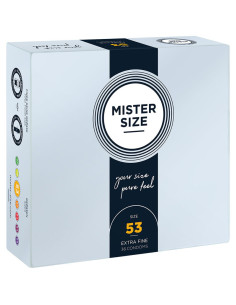 MISTER SIZE - PREZERVATYVŲ DYDIS M 53 MM (36 VIENETAI)