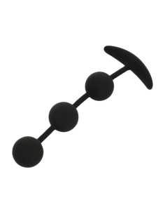 BLACKandSILVER - HARRY ANAL ROSARY 3 SILICONE SPHERES 14 CM 2
