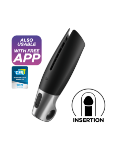 SATISFYER - GALINGAS MASTURBATORIUS JUODAS