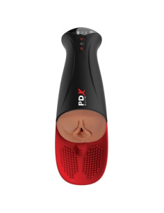 PDX ELITE - FAP-O-MATIC PRO XL AUTOMATIC VIBRATING STROKER BROWN 34.9 CM 2