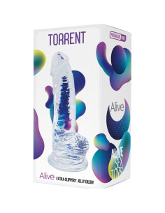ALIVE - TORRENT REALISTIC PENIS TRANSPARENT 20.6 CM 2