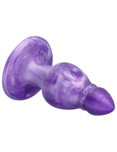 SILEXD - QUEEN ANAL PLUG FANTASY LIQUID SILICONE THERMOREACTIVE PURPLE 9.2 CM