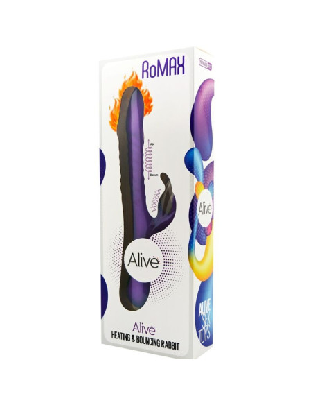 ALIVE - ROMAX VIBRATOR RABBIT SILICONE VIOLET