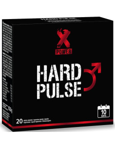 XPOWER - HARD PULSE EXPRESS TREATMENT 10 DIENŲ EREKCIJA IR IŠTVERMĖ 20 KAPSULIŲ