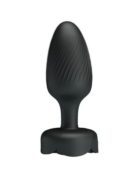 PRETTY LOVE - VARIAN ANAL PLUG WITH LED LIGHT BLACK 10.8 CM