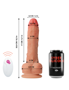 CYBER SILICOCK - REMOTE CONTROL REALISTIC MR RICK 20.9 CM -O- 4 CM 2