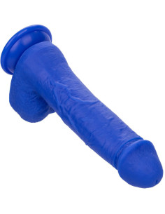 CALEXOTICS - ADMIRAL CAPTAIN REALISTINIS DILDO VIBRATORIUS MĖLYNAS 2