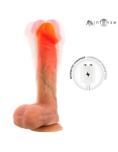 MR INTENSE - LOGAN VIBRATOR DILDO SILICONE WITH HEAT EFFECT AND REMOTE CONTROL 20 CM -Ø- 4,1 CM 2