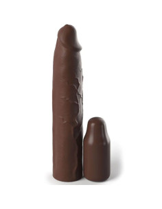 FANTASY X- TENSIONS - PIPEDREAMS SLEEVE 22,86 CM 7,62 CM PLUG BROWN 2