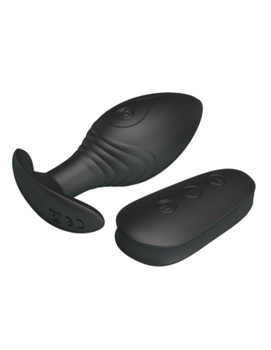 PRETTY LOVE - REGINA ANAL PLUG RECHARGEABLE VIBRATOR BLACK