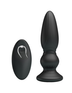 MR PLAY - POWERFUL VIBRATOR REMOTE CONTROL ANAL PLUG BLACK 2