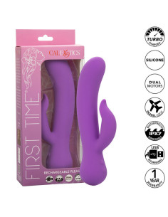 CALEXOTICS - PIRMO KARTO VIBRATORIUS PLEASER, ĮKRAUNAMAS, VIOLETINIS 2