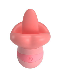PRETTY LOVE - KYLEE TONGUE CLITORIS STIMULATOR 10 VIBRATIONS NUDE PINK