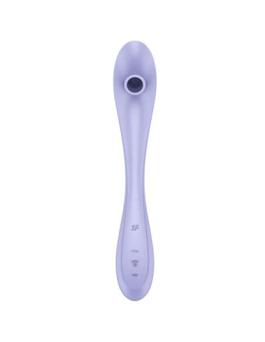 SATISFYER - EASY LOVER VIBRATOR and AIR PULSE STIMULATOR