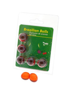 TALOKA - 5 braziliški kamuoliukai su braškių ir vyšnių aromatu, intymiam geliui 2