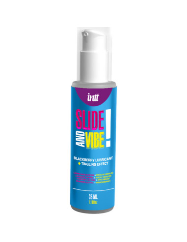 INTT RELEASES - BUČINIŲ SKONIO VIBRATORIUS VANDENS PAGRINDU LUBRIKANTAS 35 ML
