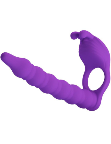 PRETTY LOVE - BLACKNEY PENIS RING WITH LILA VIBRATOR PLUG
