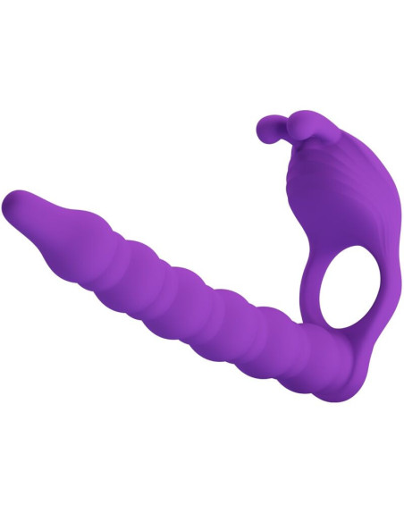 PRETTY LOVE – „Blackney“ penio žiedas su violetiniu vibratoriumi