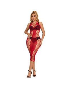 SUBBLIME - 952327 ILGA RAUDONA TINKLINĖ SUKNELĖ, VIENO DYDŽIO