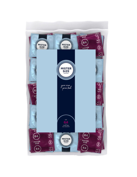 MISTER SIZE - PREZERVATYVAI, XXL DYDIS 64 MM (100 VIENETŲ)