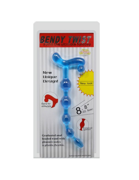BAILE - BENDY TWIST MĖLYNI ANALINIAI KAMUOLIAI