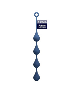 MR PLAY - BLUE SILICONE ANAL BEADS SIZE XL 52.5 CM 2
