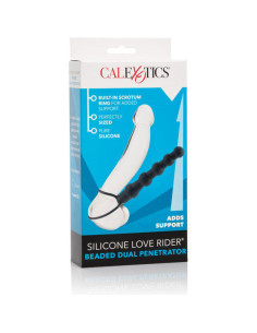 CALEXOTICS - BEADED DUAL PENETRATOR BLACK 2
