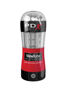 PDX ELITE - STROKER MASTURBATOR VIEWTUBE CONTROL SUCTION CLEAR