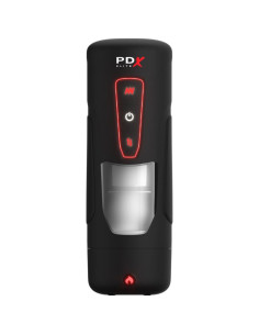 PDX ELITE - MILK ME HOTTER automatinis masturbatorius su stūmimo ir šilumos vibracijos efektu