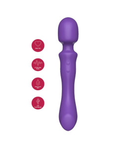 SHE.E.O - DOUBLE-ENDED VIBRATING MASSAGER WAND PURPLE