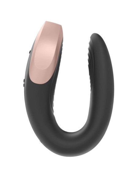 SATISFYER - DOUBLE LOVE PRABANGUS PARTNER VIBRATORIUS JUODAS