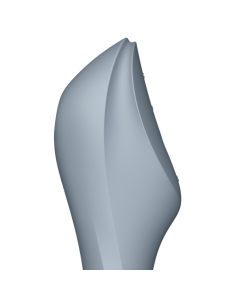 SATISFYER - CURVY TRINITY 3 AIR PULSE VIBRATOR GREY 2