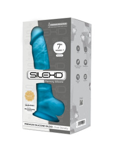 SILEXD - MODEL 1 REALISTIC PENIS PREMIUM SILEXPAN SILICONE BLUE 17.5 CM 2
