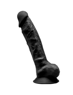 SILEXD - 1 MODELIO REALISTINIS PREMIUM FORMOS SILEXPAN SILICONE BLACK 20 CM