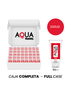 MOQ 200 - AQUA TRAVEL LOLLIPOP SKONIO VANDENS PAGRINDU PAGAMINTAS LUBRIKANTAS - 50 ML