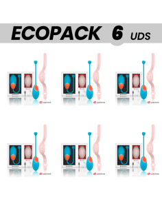 ECOPACK 6 UNITS - WEARWATCH EGG REMOTE CONTROL TECHNOLOGY WATCHME BLUE - PINK