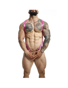 MOB - DNGEON CROSS BACK HARNESS PINK ONE SIZE
