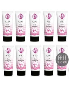 KIKÍ TRAVEL - GUMOS SKONIO LUBRIKANTAS 50ML 10 1 NEMOKAMAI